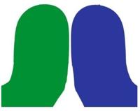 Bresser BR-TR15 Train backdrop Groen en Blauw 150x200+200cm Bresser BR-TR15 Train backdrop Groen en Blauw 150x200+200cm