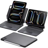 iPad Pro 11" (2024) Rebound Magnetische Tastatur Hülle 360 - DE Layout-Schwarz