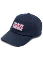 Kenzo casquette à patch logo - Bleu