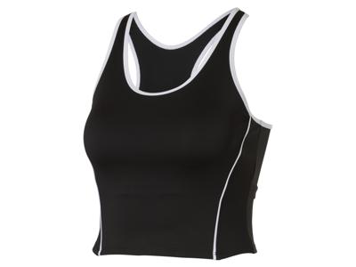 CRIVIT Dames sporttop (Zwart, S (36/38))