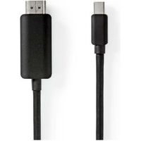 Mini-DisplayPort - HDMI-Kabel | Mini-DisplayPort Male - HDMI Male | 2,0 m | Zwart