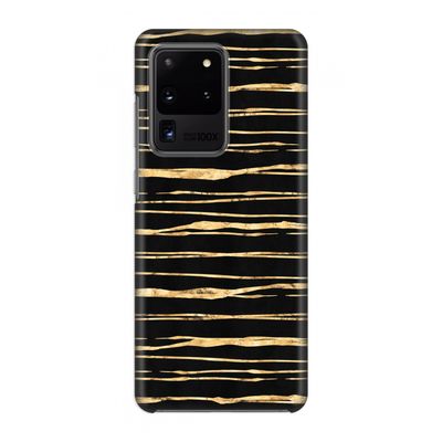 Gouden strepen: Volledig geprint Samsung Galaxy S20 Ultra Hoesje