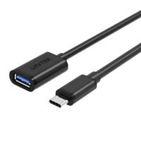 UNITEK Y-C476BK USB-kabel USB 3.2 Gen 1 (3.1 Gen 1) 0,2 m USB C USB A Zwart