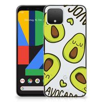 Google Pixel 4 Telefoonhoesje met Naam Avocado Singing - thumbnail