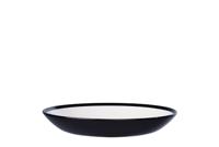 Rosti mepal Ontbijtbord Flow Diep Servies zwart 220 mm