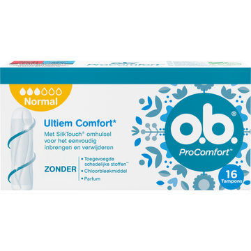 O.B. Pro Comfort Tampons Normal 16 Stuks bij Jumbo