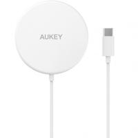 Aukey Aircore Magnetic Qi Wireless Charger 15W - wit - thumbnail