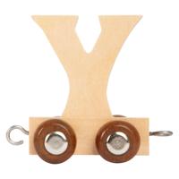 Small Foot - houten lettertrein - y - 12 stuks