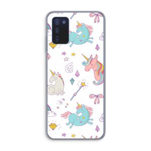 Fantasiewereld: Samsung Galaxy A03s Transparant Hoesje