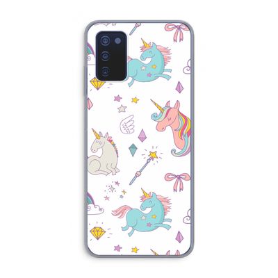 Fantasiewereld: Samsung Galaxy A03s Transparant Hoesje
