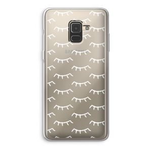 Wimpers: Samsung Galaxy A8 (2018) Transparant Hoesje