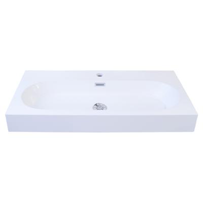 Shallow wastafel | wit | 80 x 38 x 9 cm