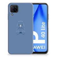 Huawei P40 Lite Telefoonhoesje met Naam Baby Rhino