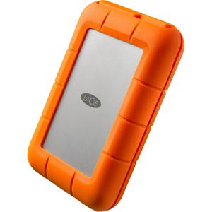 LaCie Rugged USB-C externe harde schijf 1 TB Oranje, Zilver