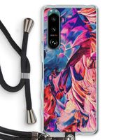 Pink Orchard: Sony Xperia 5 III Transparant Hoesje met koord