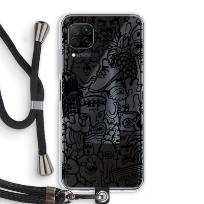 Vexx Black Mixtape: Huawei P40 Lite Transparant Hoesje met koord