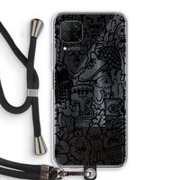 Vexx Black Mixtape: Huawei P40 Lite Transparant Hoesje met koord