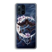 Vleermuizen Maan: Oppo Find X3 Transparant Hoesje