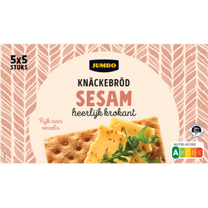 Jumbo Knackebrod Sesam 5 x 5 Stuks