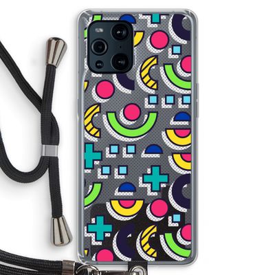 8-bit N°6: Oppo Find X3 Pro Transparant Hoesje met koord