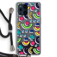 8-bit N°6: Oppo Find X3 Pro Transparant Hoesje met koord