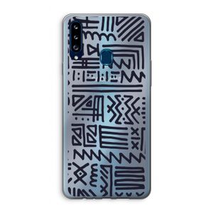 Marrakech print: Samsung Galaxy A20s Transparant Hoesje