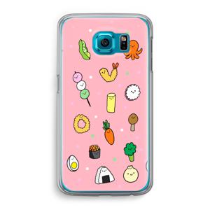 Happy bento friends: Samsung Galaxy S6 Transparant Hoesje