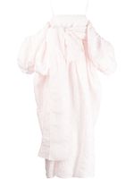 Cecilie Bahnsen robe Joel à épaules dénudées - Rose