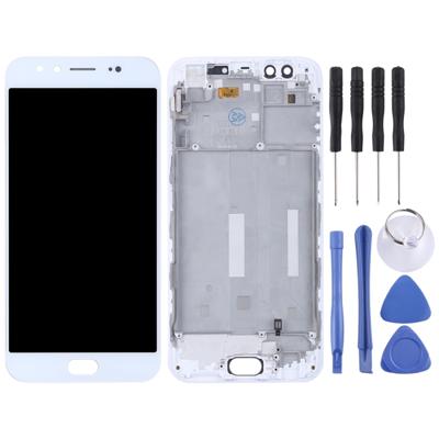 TFT materialen LCD-scherm en Digitizer met Frame voor Vivo X9(White)