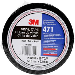 3M 471S50IW PVC-plakband Zwart (l x b) 33 m x 50 mm 1 stuk(s)