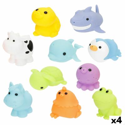 Dieren Set voor in bad Winfun 6 X 4,5 X 8 CM 4 Stuks