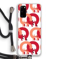 Dogs: Samsung Galaxy S20 Transparant Hoesje met koord