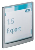 Durable Click Sign deurnaamhouder, ft 14,9 x 14,8 cm, grijs