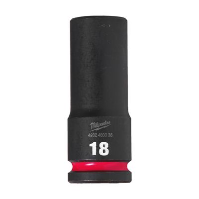 Milwaukee Accessoires SHOCKWAVE Krachtdop 1/2" lang 18 mm | 1 stuk - 4932480336