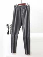 de fluweel niet-markerend groot elastisch groot maat baseren warm Casual Casual Broek - thumbnail