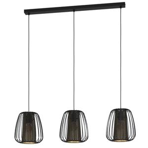 Eglo Eetkamer hanglamp Curasao zwart met goud 99662