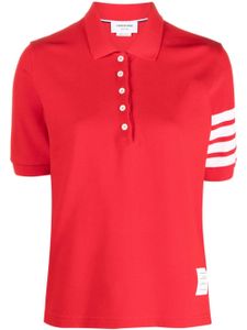 Thom Browne polo à 4 bandes signature 2003 - Rouge