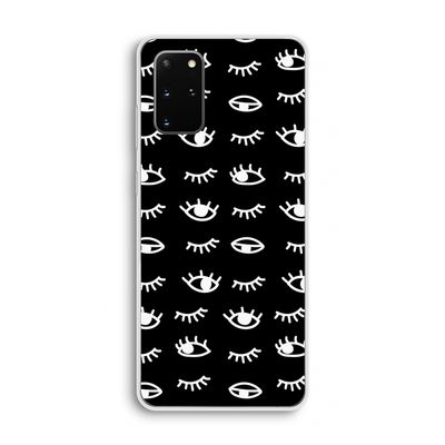 Eye pattern #3: Samsung Galaxy S20 Plus Transparant Hoesje