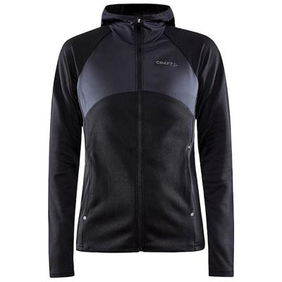 Craft ADV Essence Jersey Hood Jacket zwart dames