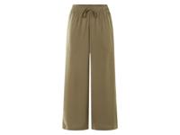 esmara Satijnen dames broek (Kaki, L (44/46))