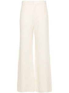 Chloé wide-leg linen trousers - Tons neutres