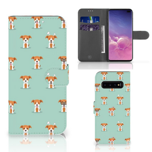 Samsung Galaxy S10 Plus Telefoonhoesje met Pasjes Pups