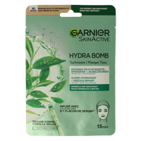 Garnier SkinActive tissuemasker hydra bomb groene thee 1 Stuks