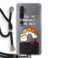 You're Shrimply The Best: Xiaomi Mi Note 10 Transparant Hoesje met koord