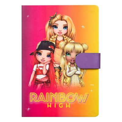 Undercover Rainbow high notitieboek met magnetische sluiting
