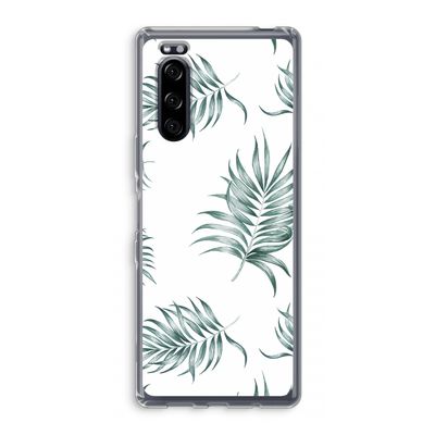 Simple leaves: Sony Xperia 5 Transparant Hoesje