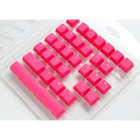 Cosmic Pink Rubber Gaming Keycap Set Keycaps