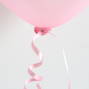 Ballon Sluiters Met Lint Roze (100st)