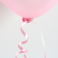 Ballon Sluiters Met Lint Roze (100st)