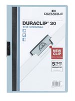 Durable Duraclip 30 stofklepmap PVC Lichtblauw, Transparant - thumbnail
